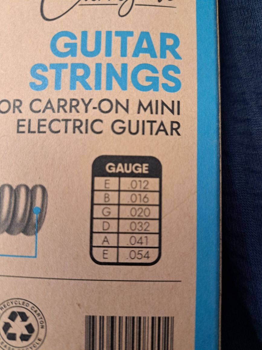 Struny do mini gitary elektrycznej