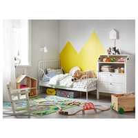 Łóżko dziecięce białe Ikea Minnen 80x200