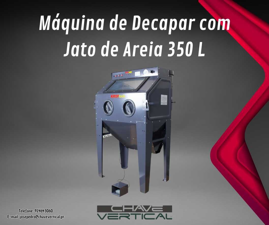 Máquina de Decapar com Jato de Areia 350L  JR19