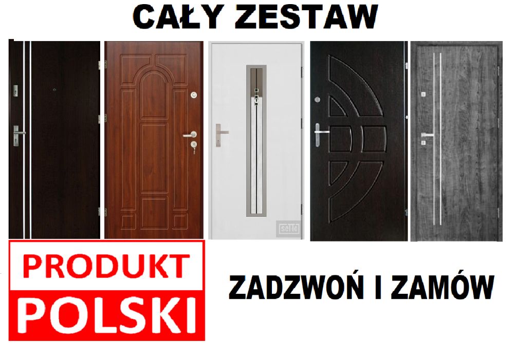 Drzwi WEJŚCIOWE zewnętrzne z montażem do mieszkania wewnątrzklatkowe .