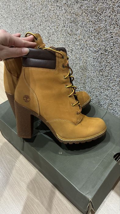 Timberland brazowe karmelowe botki tillstone 6 inch dbl wheat 37,5