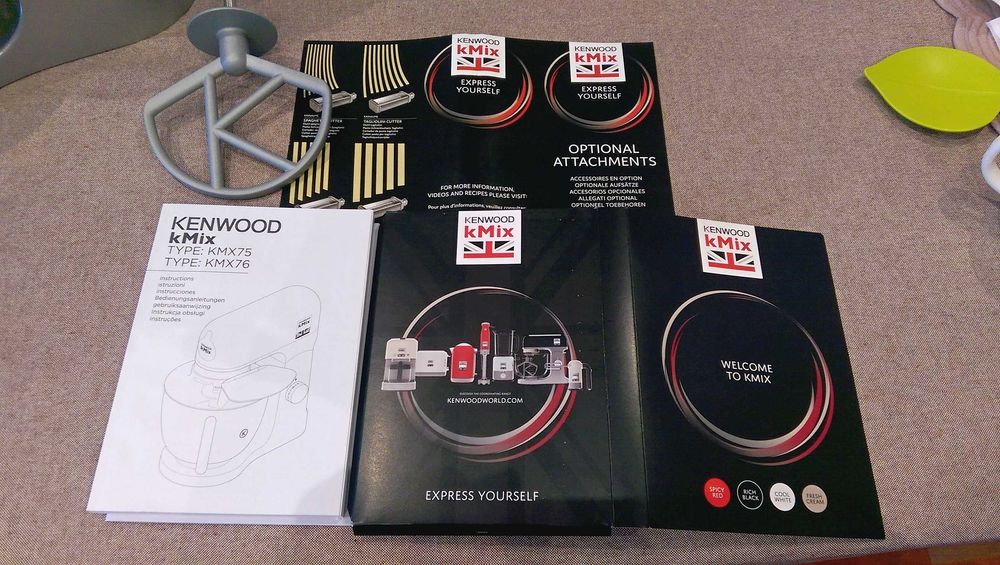Batedeira KMix - KENWOOD robô de cozinha KMX750ARD