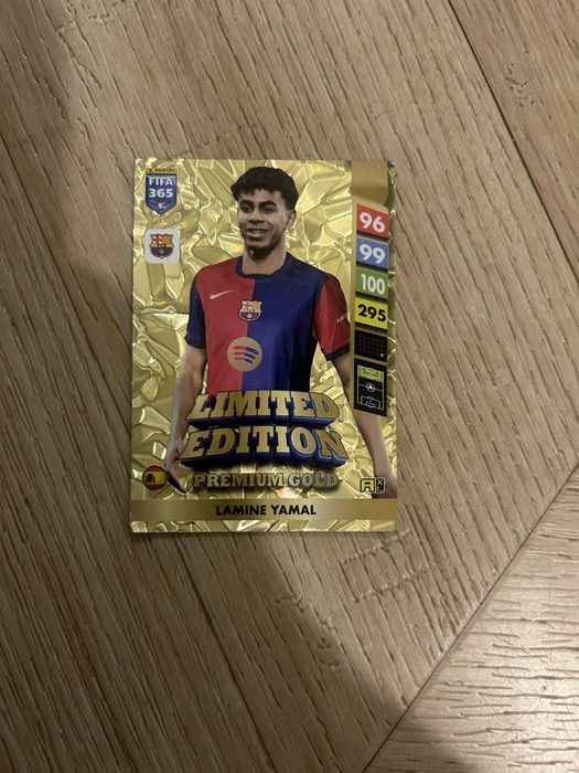 Panini FIFA 2025 Limited Edition GOLD YAMAL RODRI