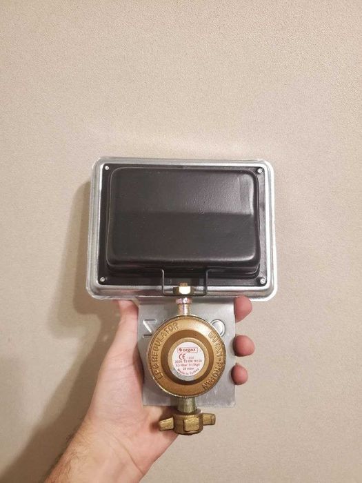 обігрівач на 20м квадратних 1.4квт газовий на балон різьбовий  новий