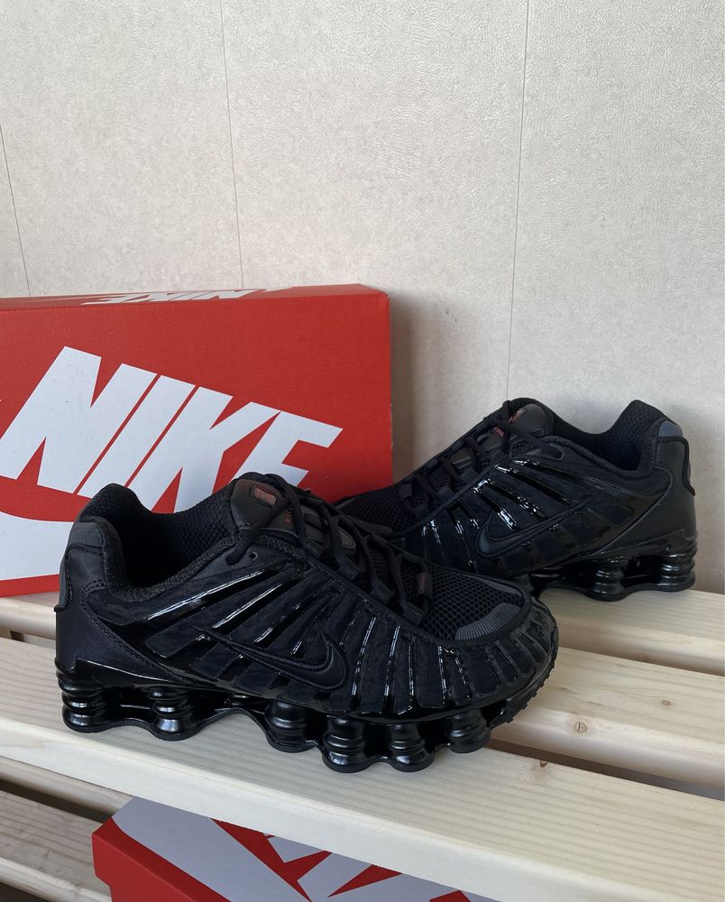Кросівки Nike Shox TL "Triple Black" | Кросівки найки шокс