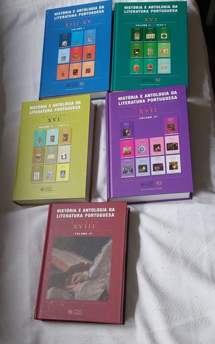 5 volumes EDIÇÃO FUNDAÇÃO Calouste Gulbenkian