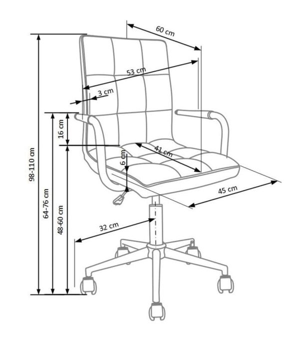 Białe nowoczesne krzesło regulowane obrotowe stan bardzo dobry