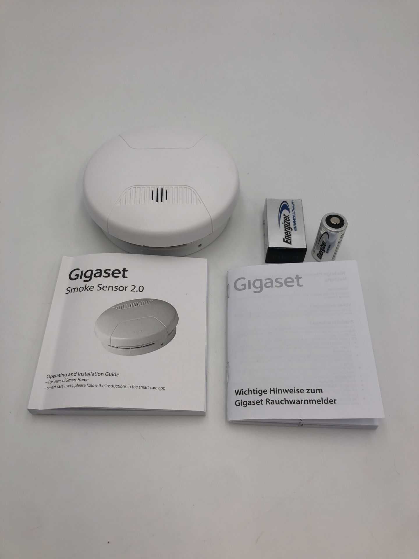 Gigaset Smoke Sensor 2.0 ONE X - czujnik dymu, smart home, 85 dB,