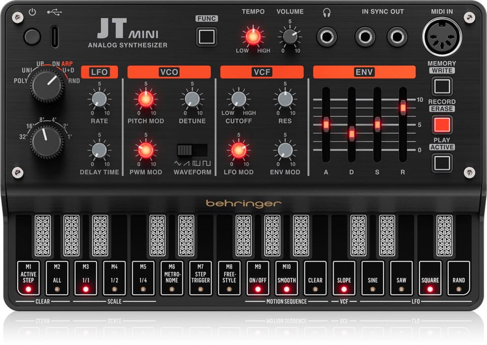 Behringer JT MINI – syntezator analogowy
