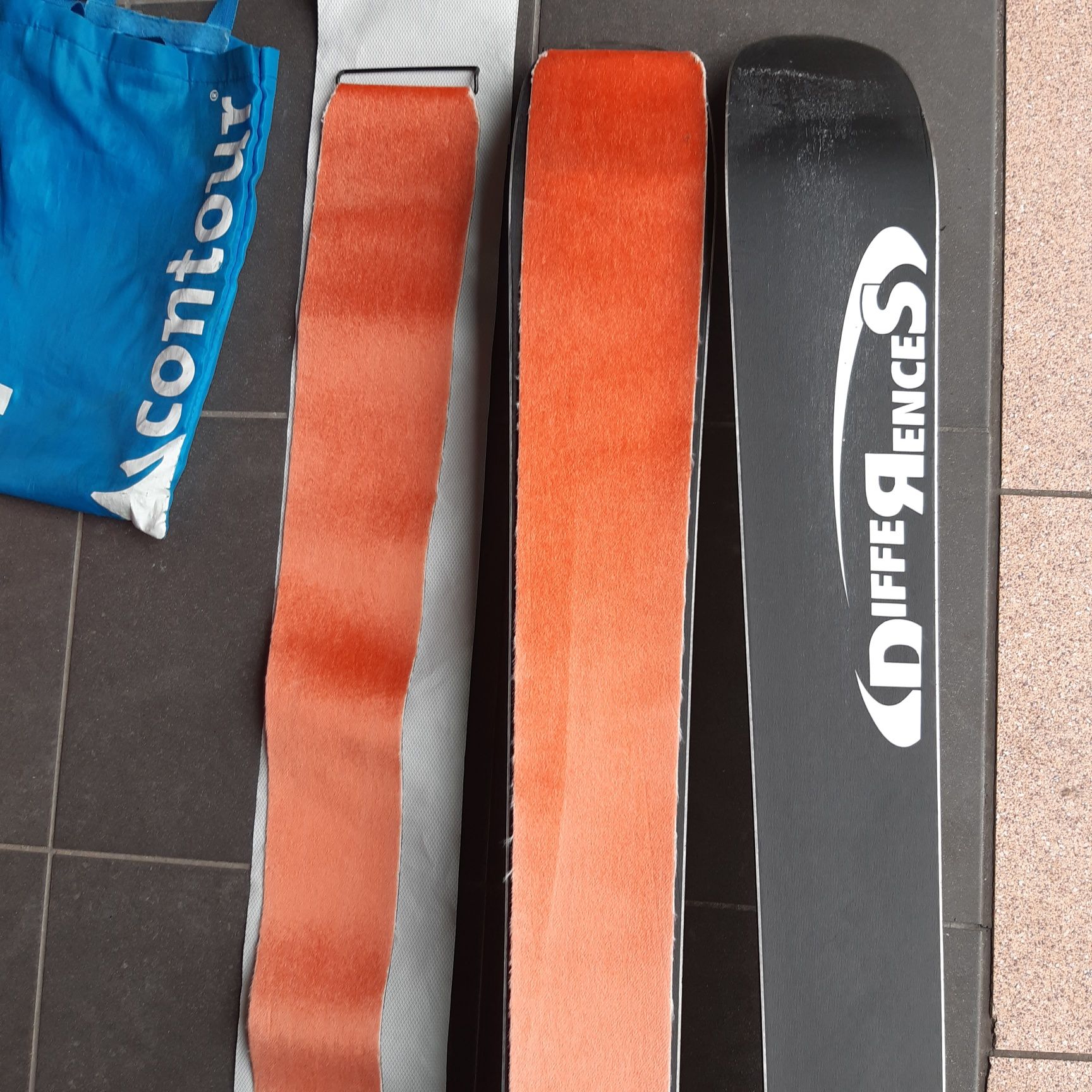 narty skitur Differences 166cm+Diamir+foka contour