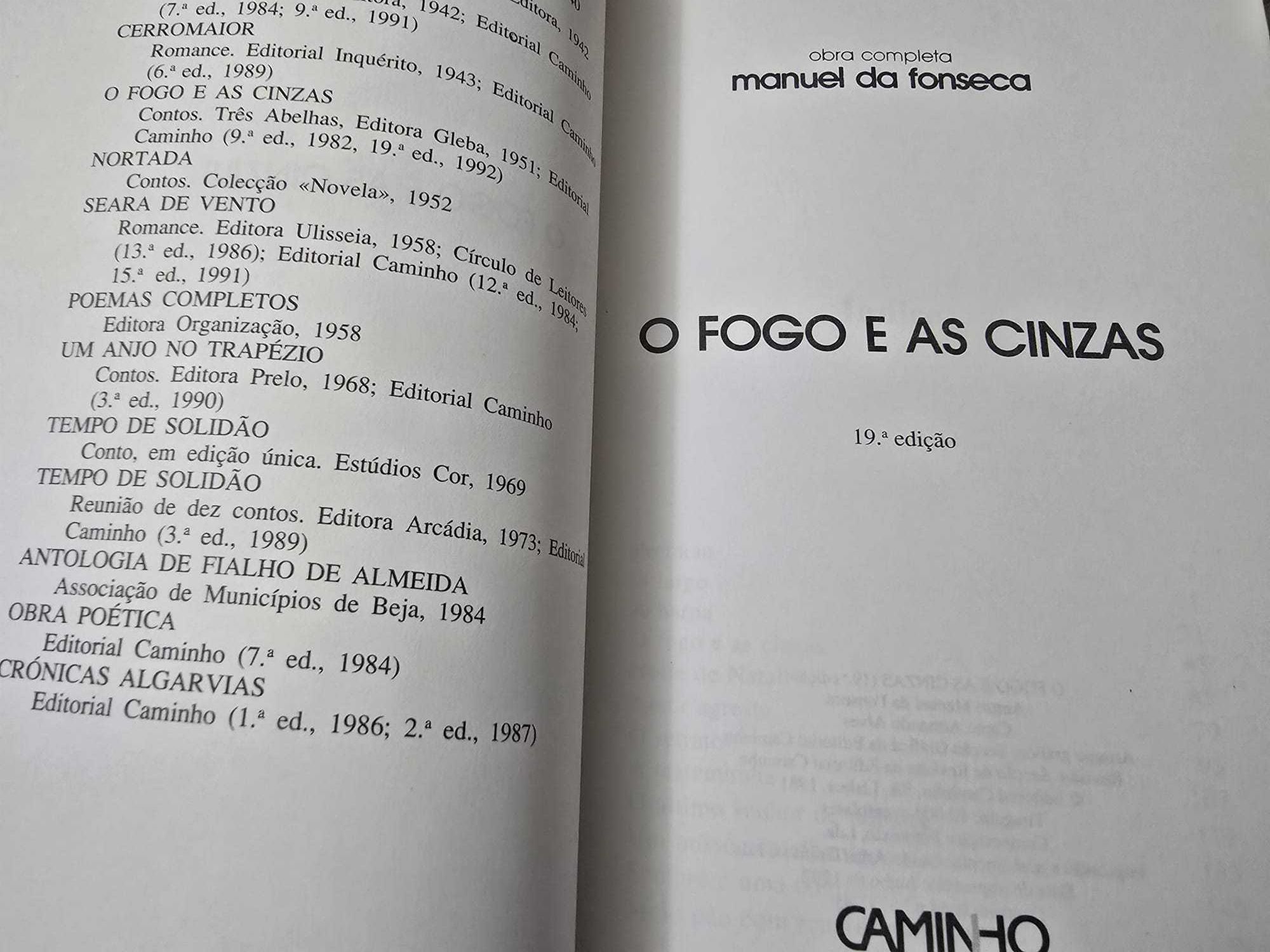 O Fogo e as Cinzas - Manuel da Fonseca