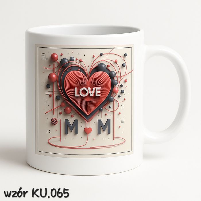 Prezent na Dzień Mamy Kubek Ceramiczny z Imieniem dla Mamy