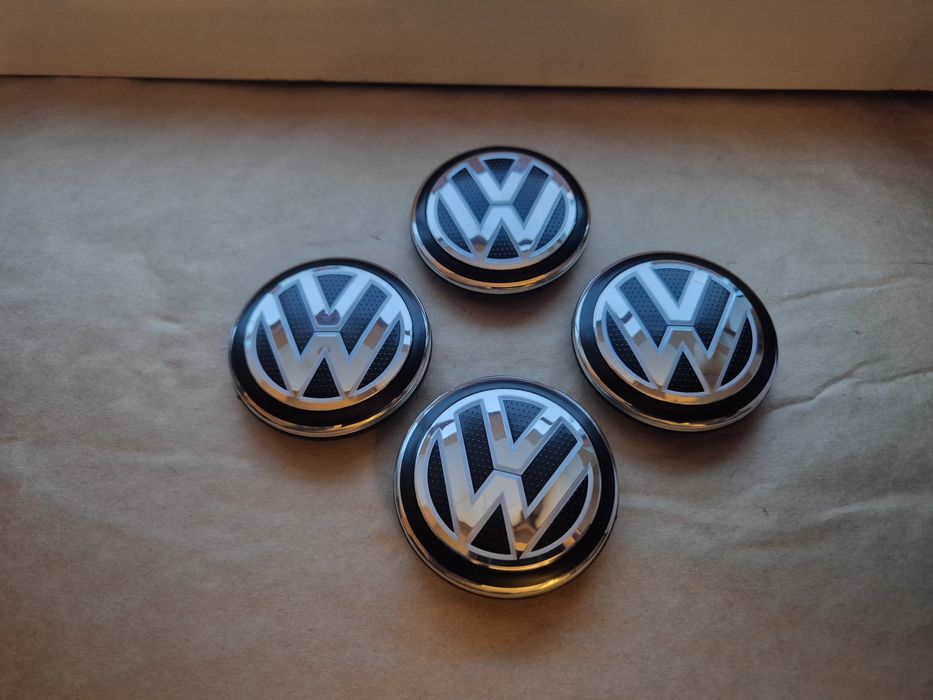Dekielki kapsle kołpaki do alu felg Tiguan Caddy Sharan Arteon 65mm