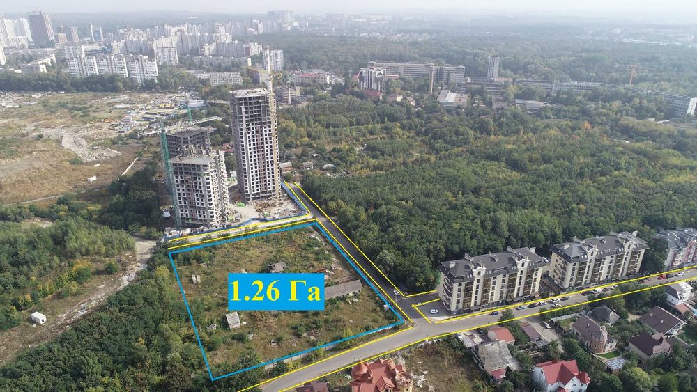 Гатное Теремки Голосеевский р-н  Продам участок 1,26 Га