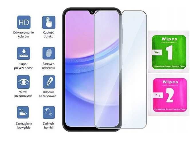 3x Szkło Hartowane do Samsung Galaxy A15 4G / A15 5G