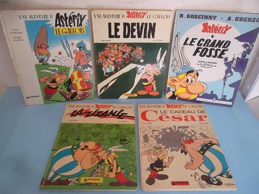 Astérix - 21 Álbuns antigos em francês, algumas 1ªs edições
