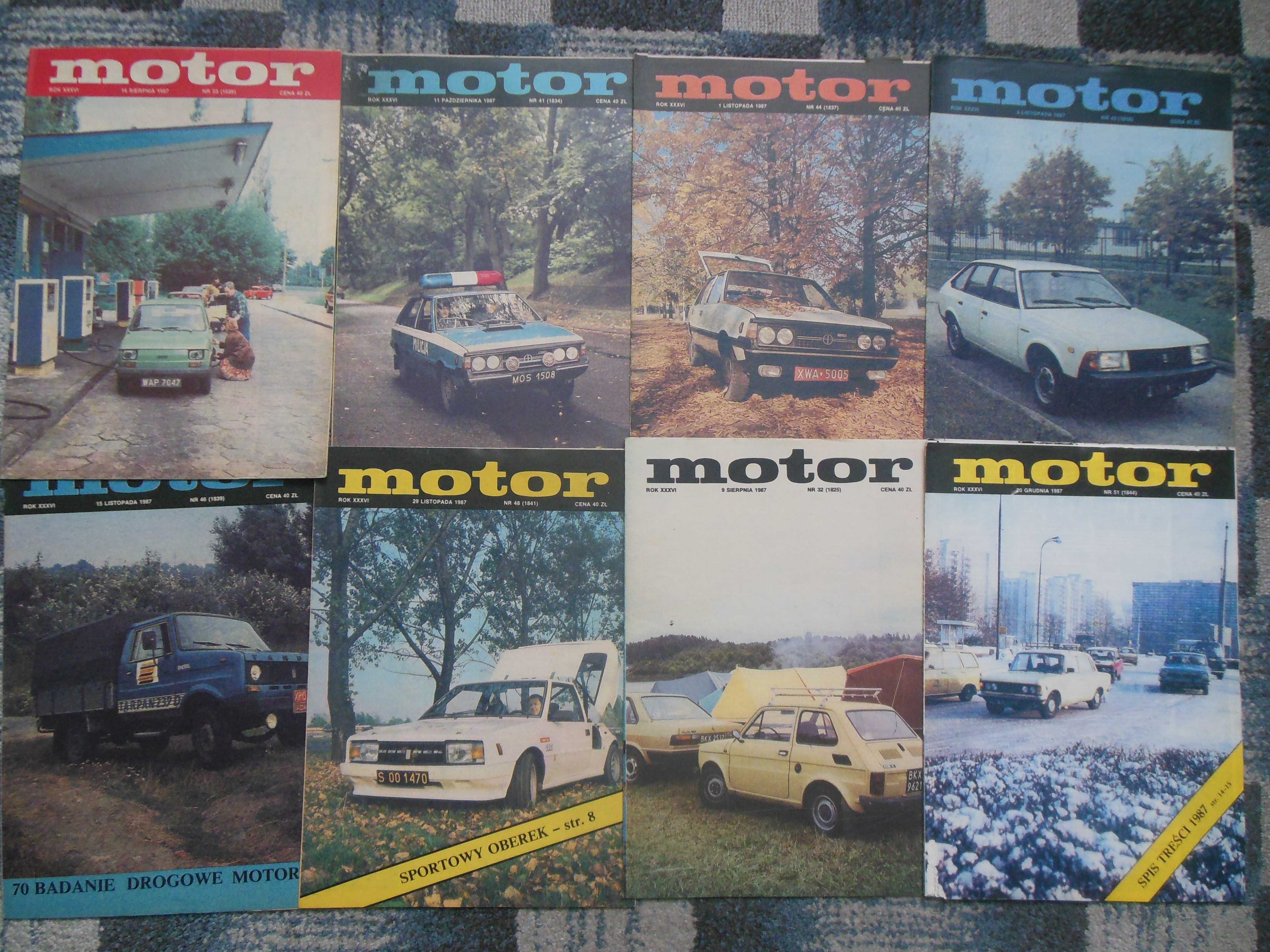 Gazety Motor 1987 rok.