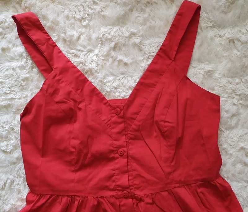 Sukienka czerwona HEIMI, r. M (38)
