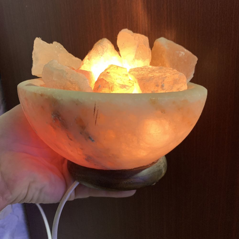 Солевая лампа Чаша в огне