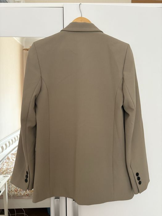 Піджак жакет Zara сіро-коричневий розмір S