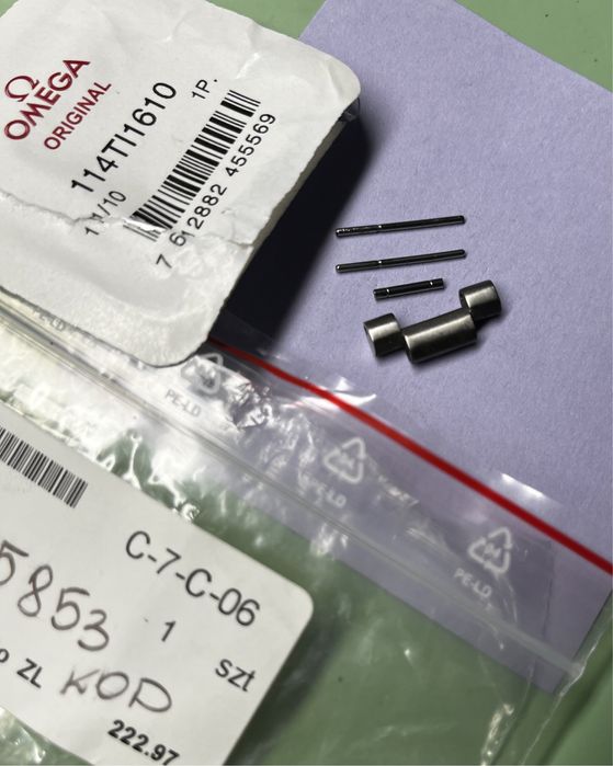 Omega 114TI1610 ogniwo tytanowe Seamaster