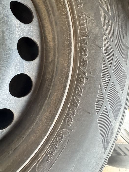 Диски 5*112 R15 з зимовою резиною Volkswagen Audi Seat Skoda Mercedes