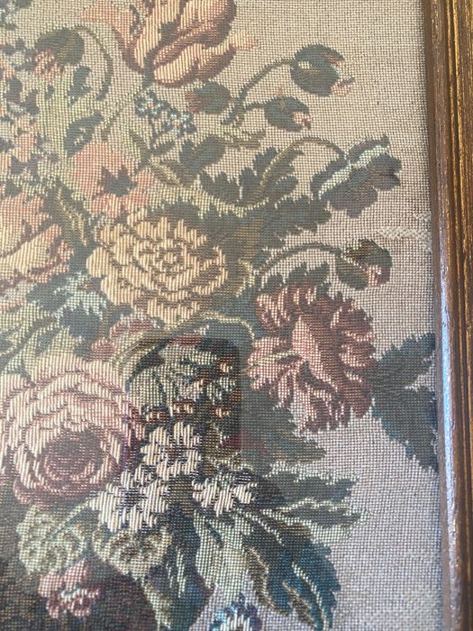 Quadro vintage tapeçaria decorativa