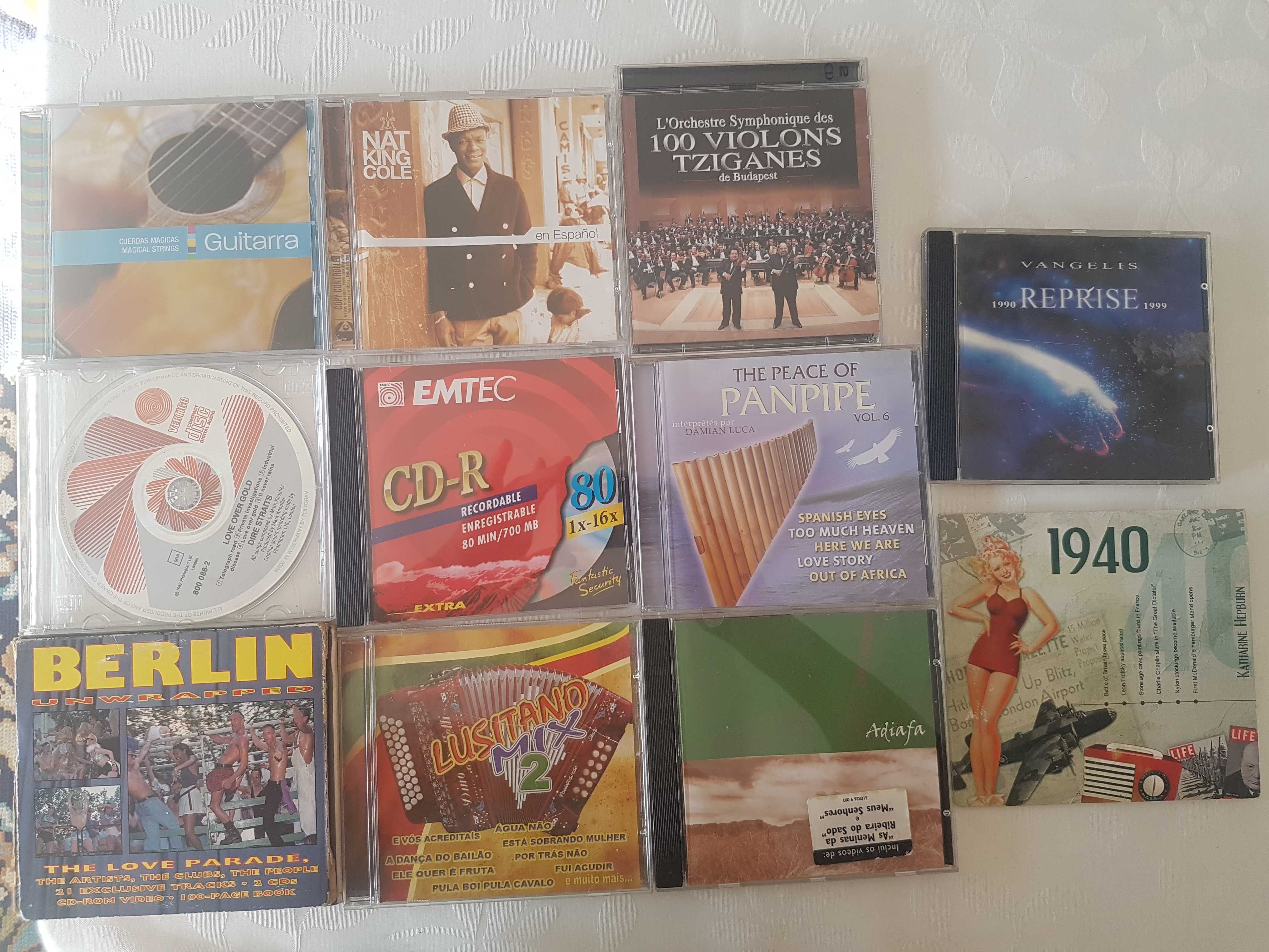 CD's de Vários Temas Musicais - Valor Total 5 euros