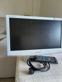 Tv ou monitor Samsung branco 19" HD_como nova.