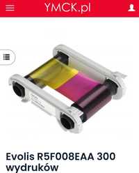 Taśma kolorowa Evolis R5F008EAA 300 wydruków
Taśma kolorowa na 300