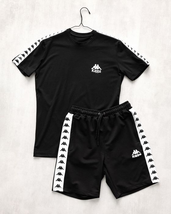 KAPPA Футболка Шорти (Чорний колір) костюм капа
