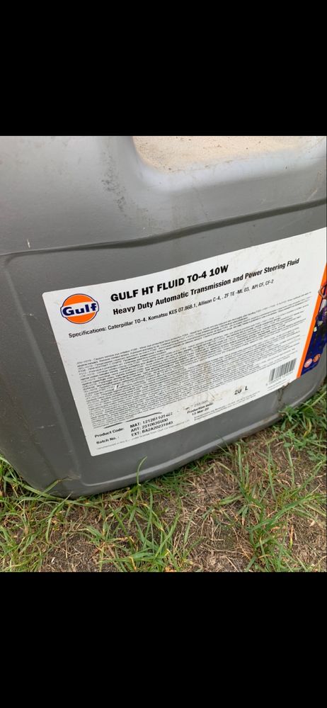 Olej gulf HT TO-4 10w nowy 2x20L