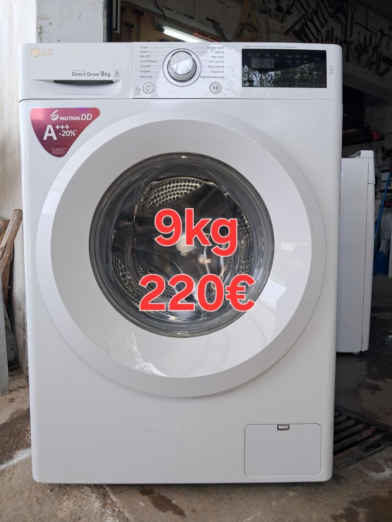 Máquina de lavar roupa 9hg
