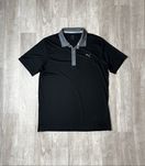 Футболка поло Puma размер L оригинал мужская спортивная чёрная polo