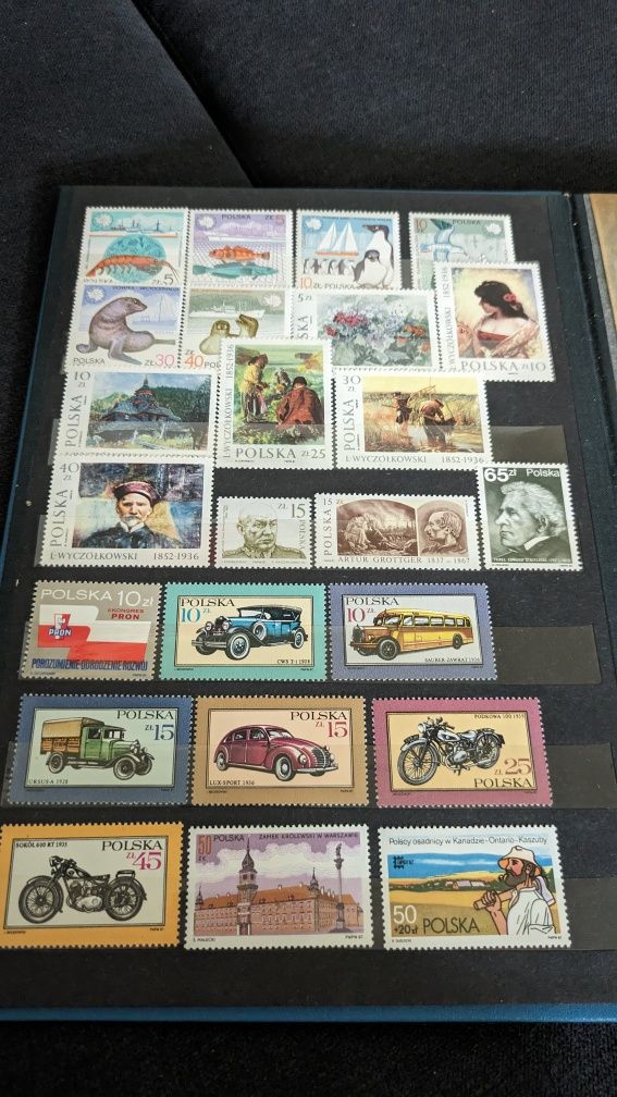 kolekcja znaczki pocztowe Polska Azja Czechy Niemcy tematyczne