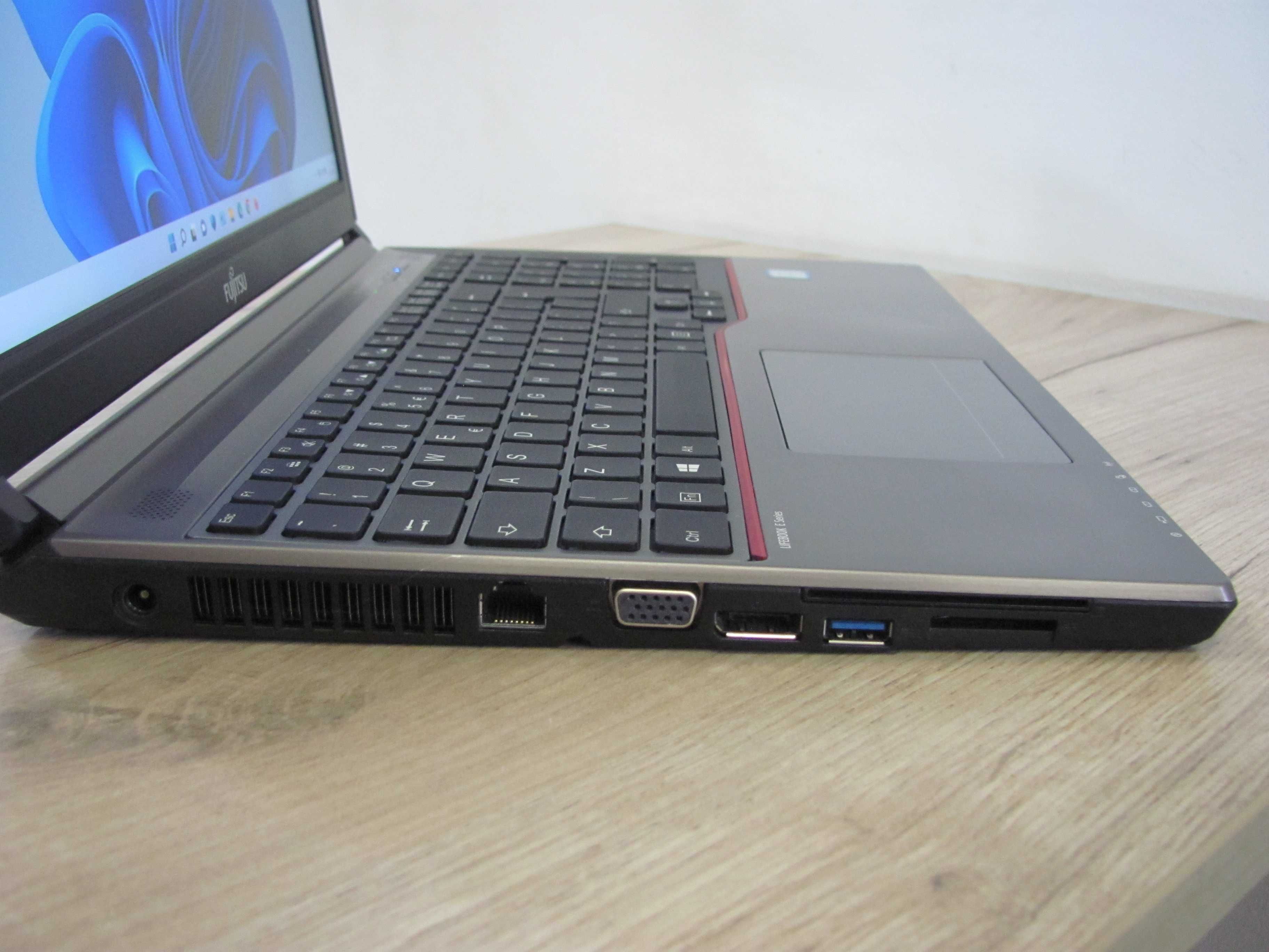 Laptop Fujitsu LifeBook E756 i5-6200U 8GB 256SSD FHD W11