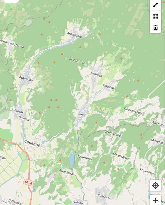 Продаж с/г земель у Середньому