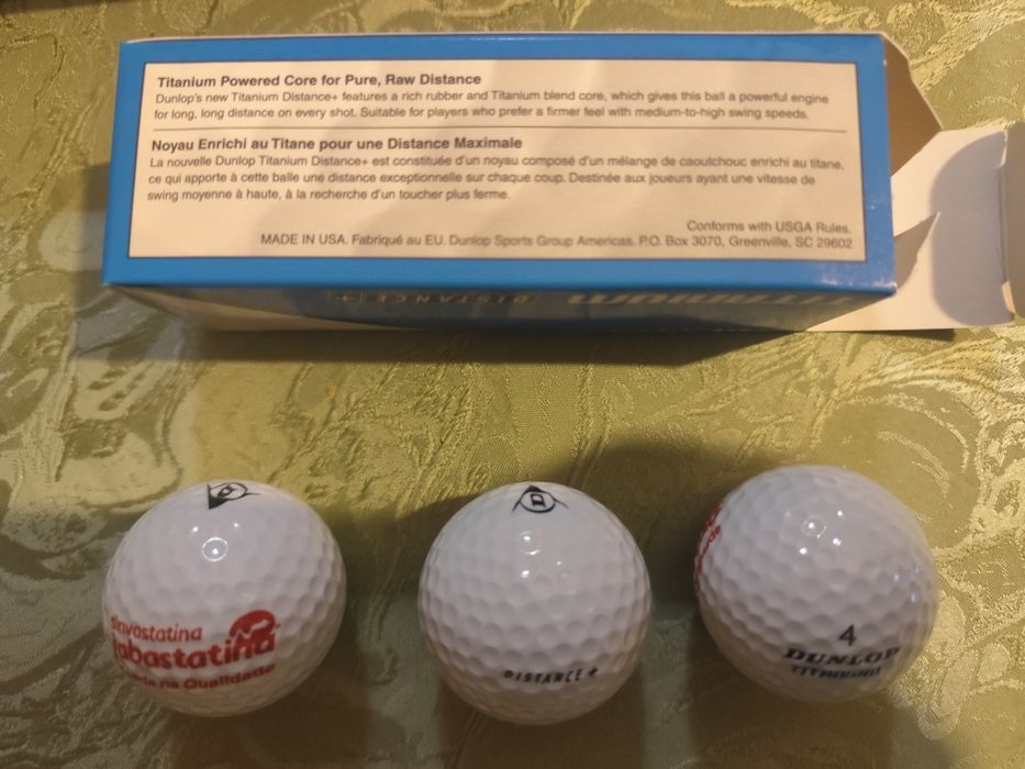 Bolas de golfe dunlop distance+