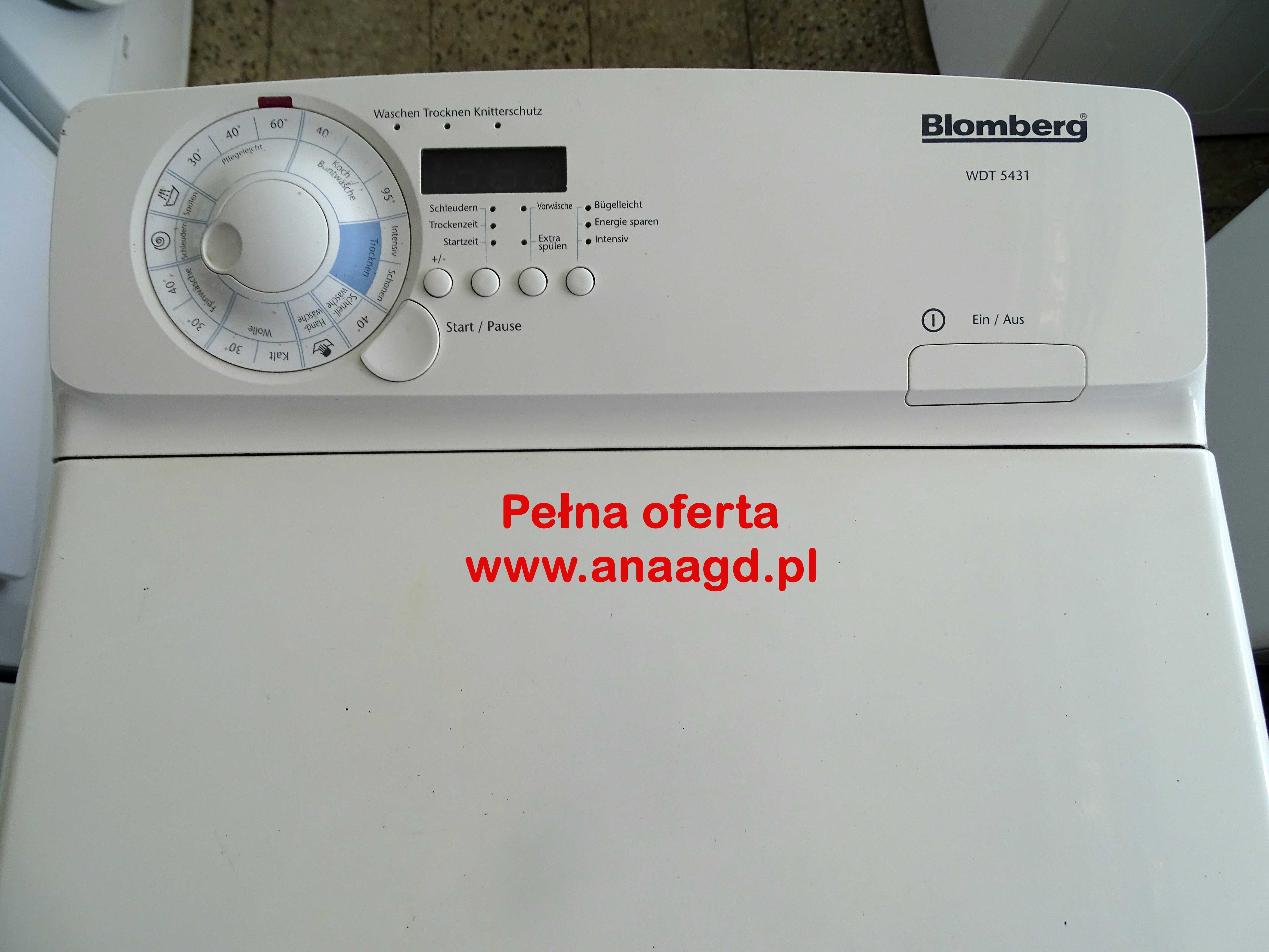 Pralko-suszarka BLOMBERG WDT 5431 GWARANCJA Duży Wybór Sprzętu AGD