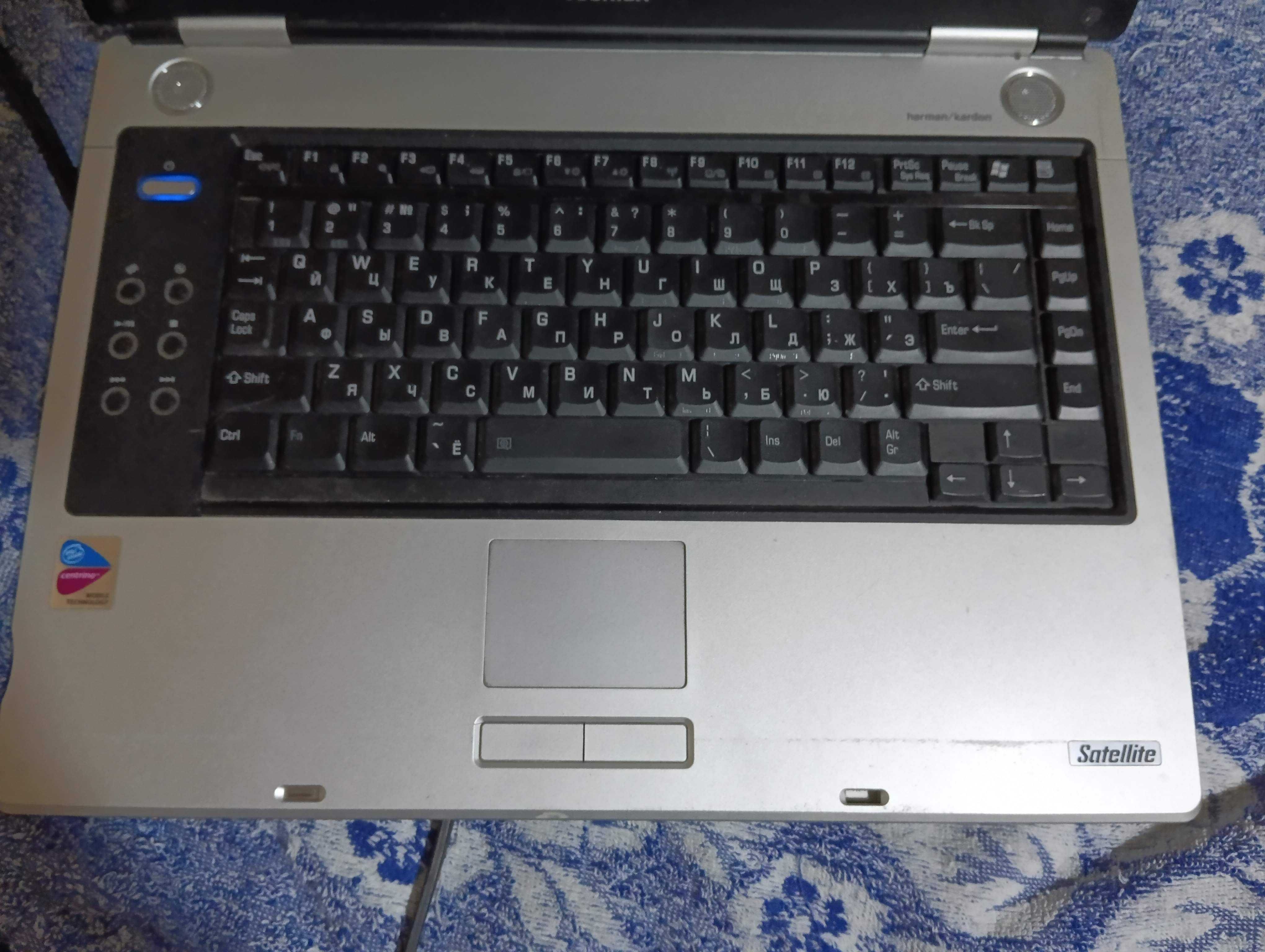 Продам ноутбук TOSHIBA SATELLITE M40-110