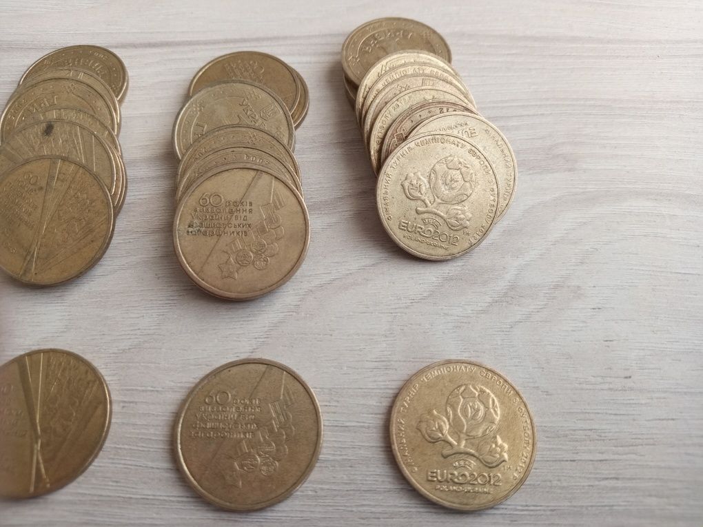 1 гривня ювілейна євро 2012