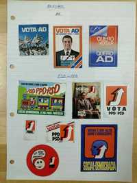 Autocolantes Vintage - Partidos Políticos