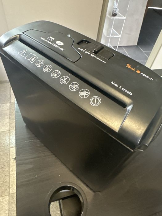 Destruidora de papel e cd’s eletrica