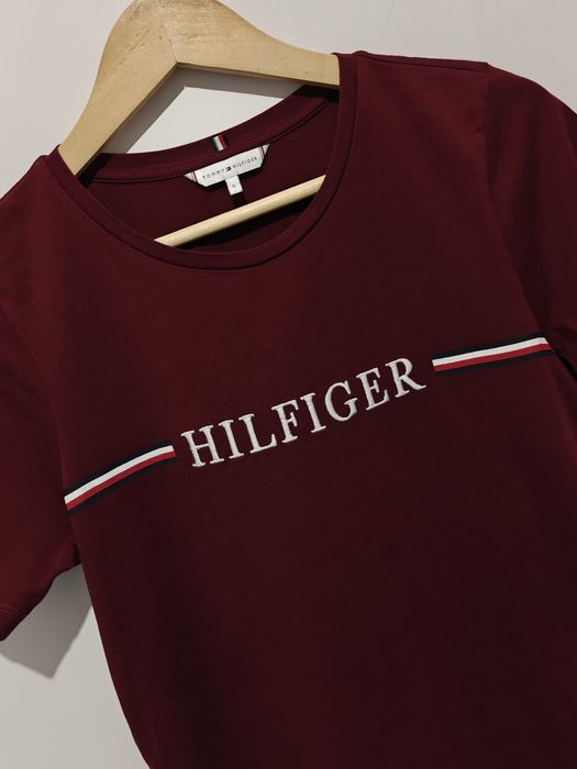 Tommy Hilfiger t-shirt koszulka sportowa damska S/M