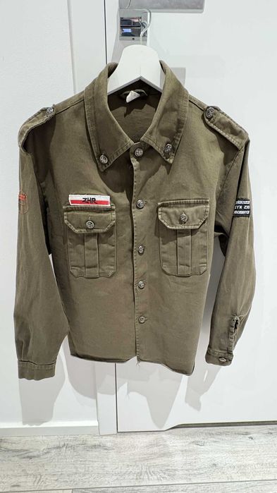 Mundur Harcerski ZESTAW r.158/164 dwie pary spodni + menażka i pałatka