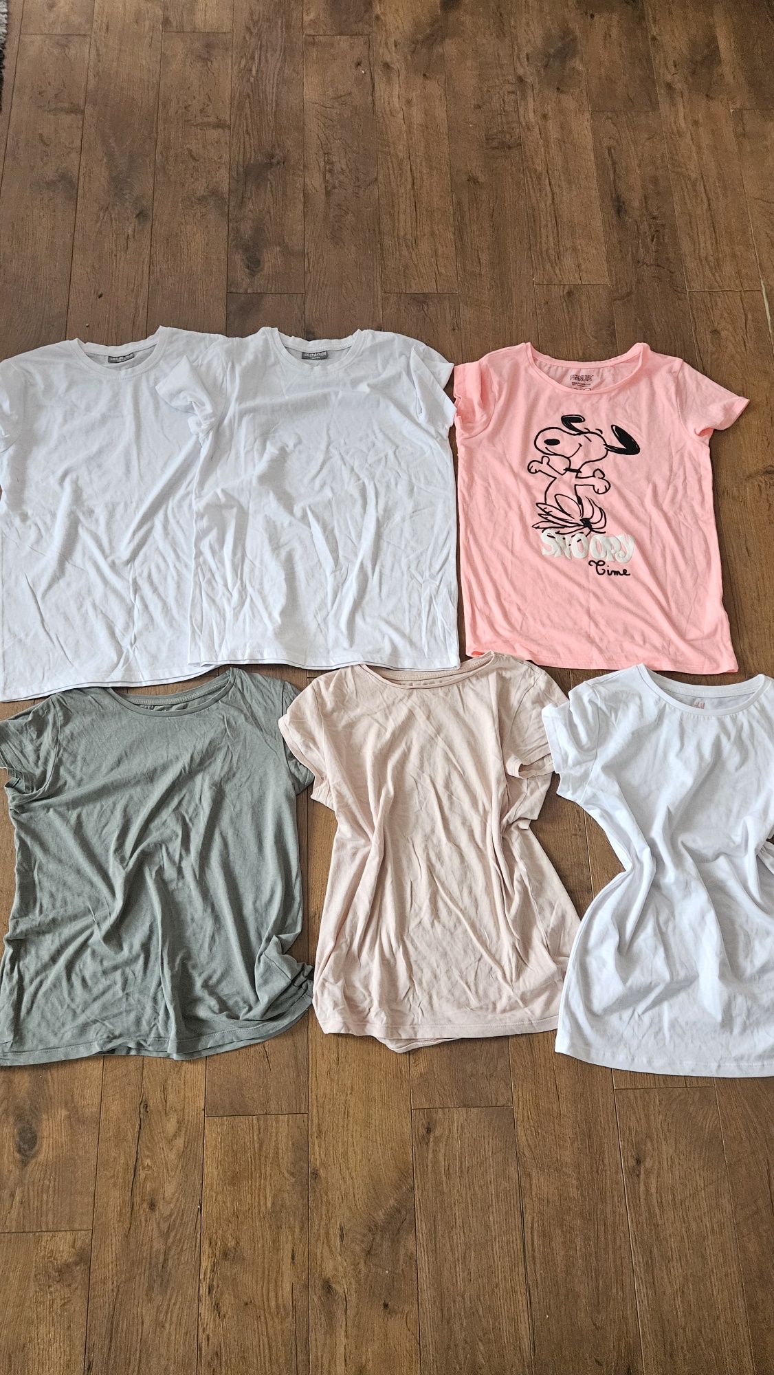 Bluzki T-shirty bawełniane krótki rękaw H&M