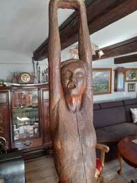 Rzeźba Krzyk według  E Muncha 205cm wysoka Szer37cm