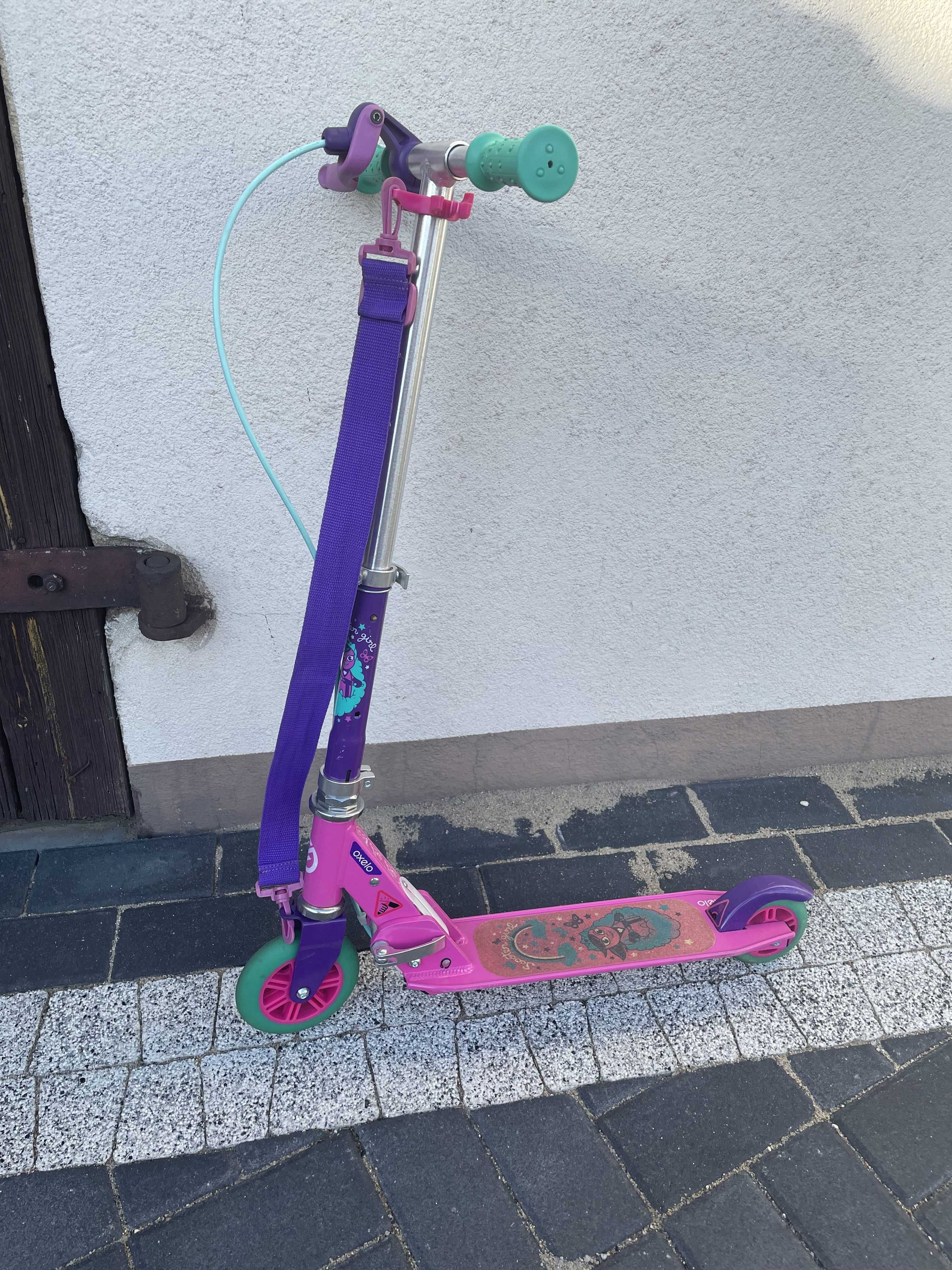 Hulajnoga Decathlon Oxelo Scootergirl dla dzieci 4-6 lat składana