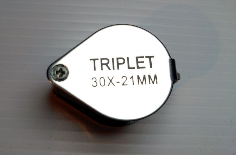 Mini lupa Triplet 30x / 21mm