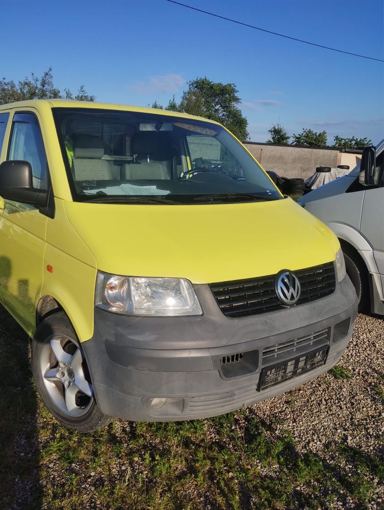 Przod kpl vw t5 lampy pas, chlodnice